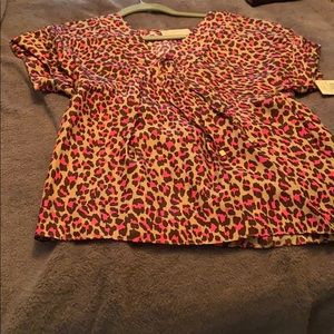 Michael Kors Leopard Blouse